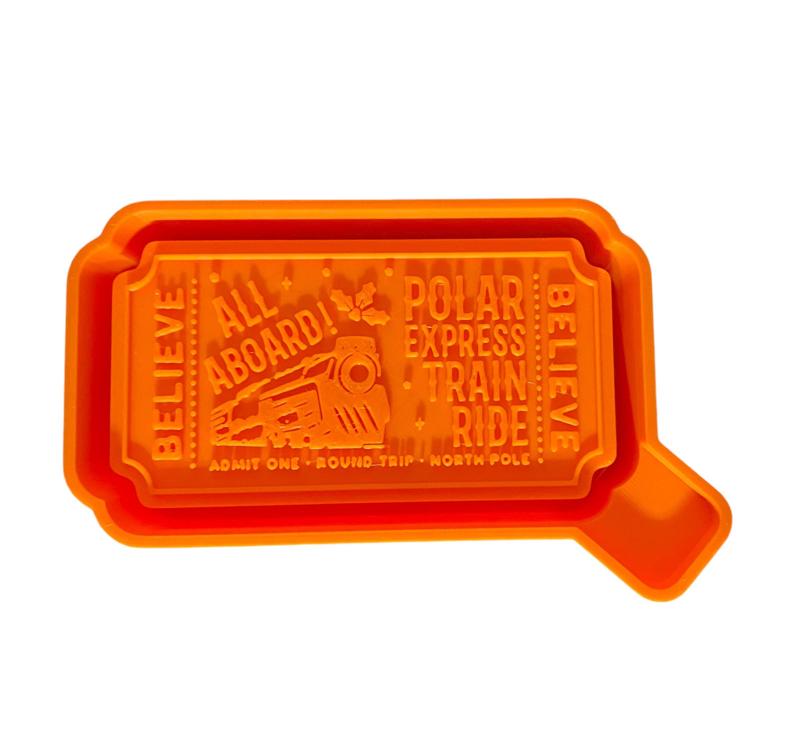 Polar Express Ticket Mold Housing STL