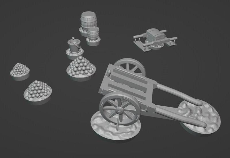 AWI Artillery Base Props