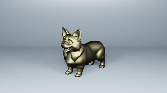 Adorable Welsh Corgi 3D Printable STL - Perfect for Dog Lovers