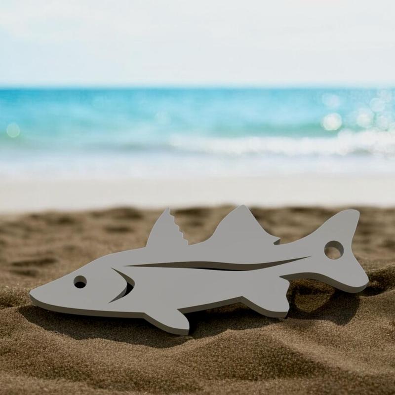 black snook / robalo fish keychain / pendant