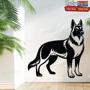 German Shepherd full body