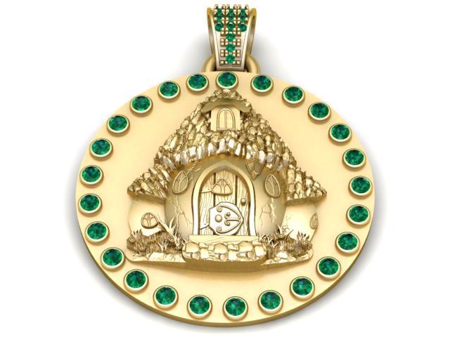 JUICYGRAPE PENDANT 3D PRINTABLE MODEL