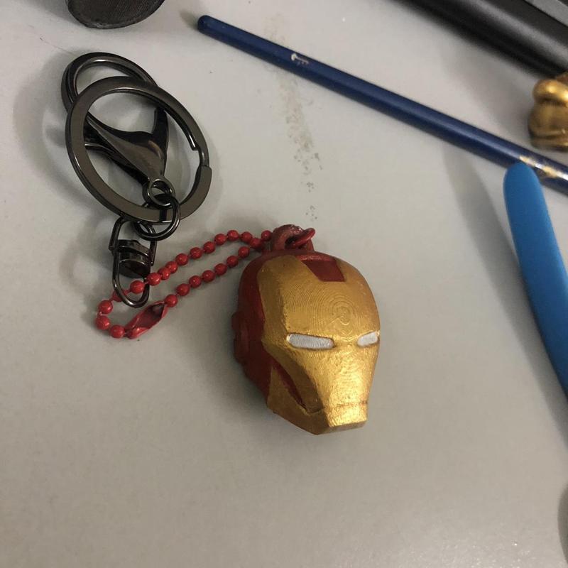 IronMan Mask Keychain