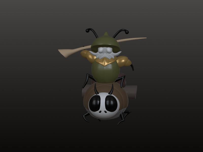 Garmond and Zaza from Hollow Knight: Silksong