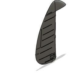 Flightline 1600mm Spitfire MK9 Pointy Rudder