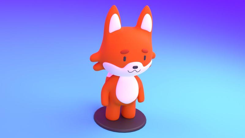 Cute little fox