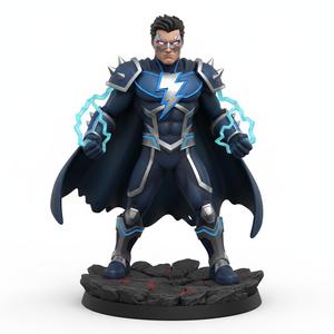 Dynamic Champion Costume Figurine - Heroic Rival Theme 3D Print Model