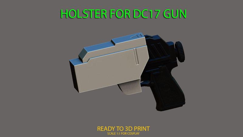 Holster for DC17 gun - Star wars gun