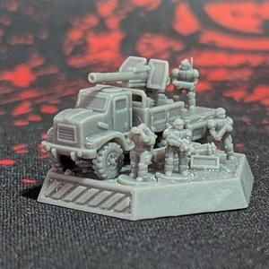 BattleTech Motorised Field Gun Infantry