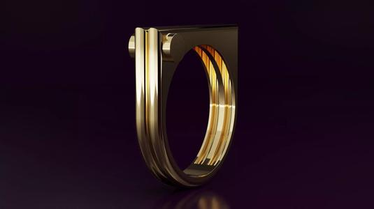 free form square ring N05