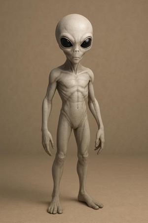 Alien Bust Statue STL File for 3D Printing