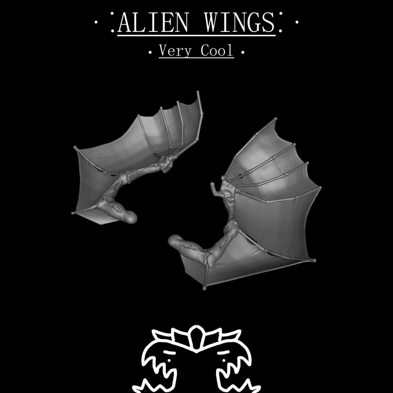 Space Alien Tyrant Wings