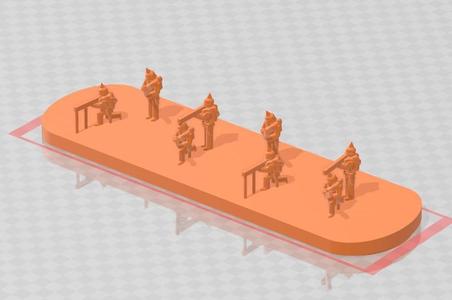 3mm Prussians Franco Prussian War Skirmishers (30mm base)