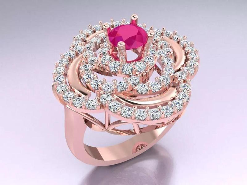 Flower Rings - Womens Ring - N5364
