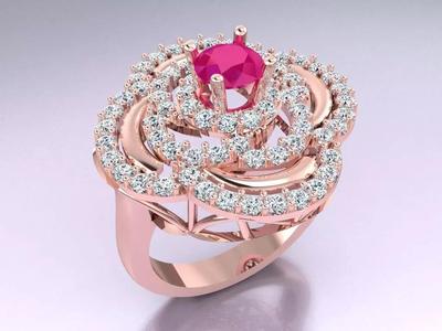 Flower Rings - Womens Ring - N5364
