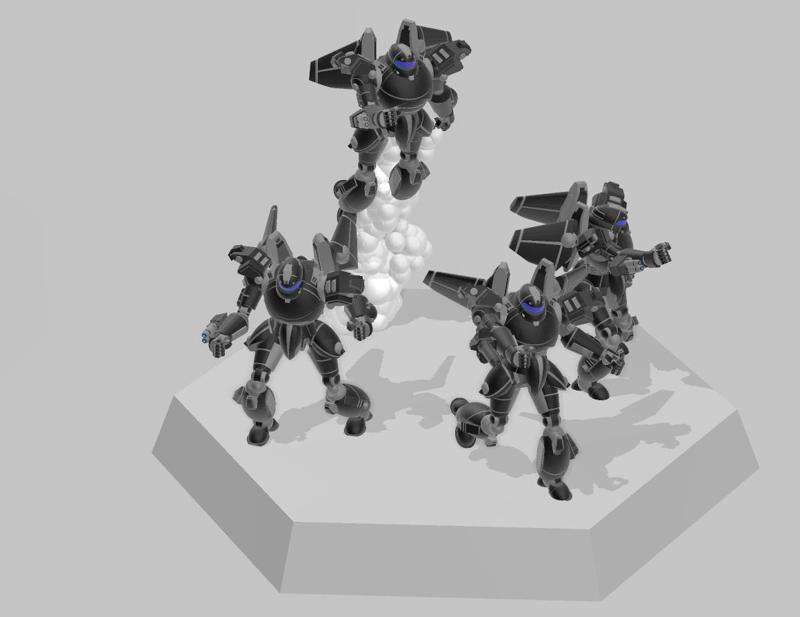 6mm Valkyrie Flight Squad