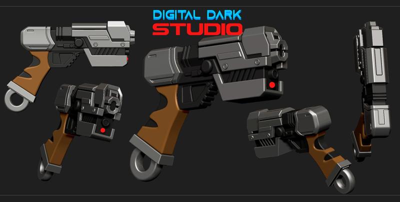 Paralyzer from Samus (Metroid) 70mm KEYCHAIN