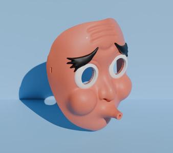 Anime cosplay mask: Hotaru Haganezuka - Anime cosplay mask: Hotaru Haganezuka