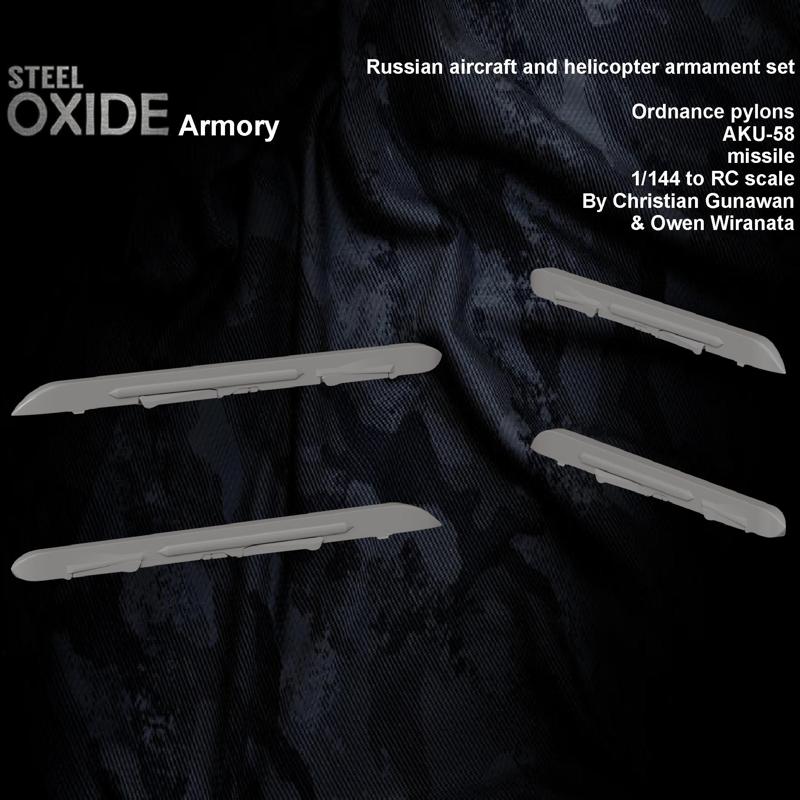 Russian suspended armament pylon AKU-58