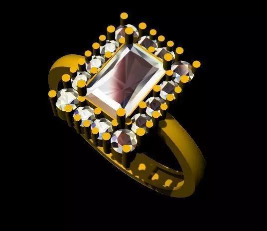 Cluster Ring 3dm file