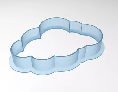 Two Cloud Cookie Cutters