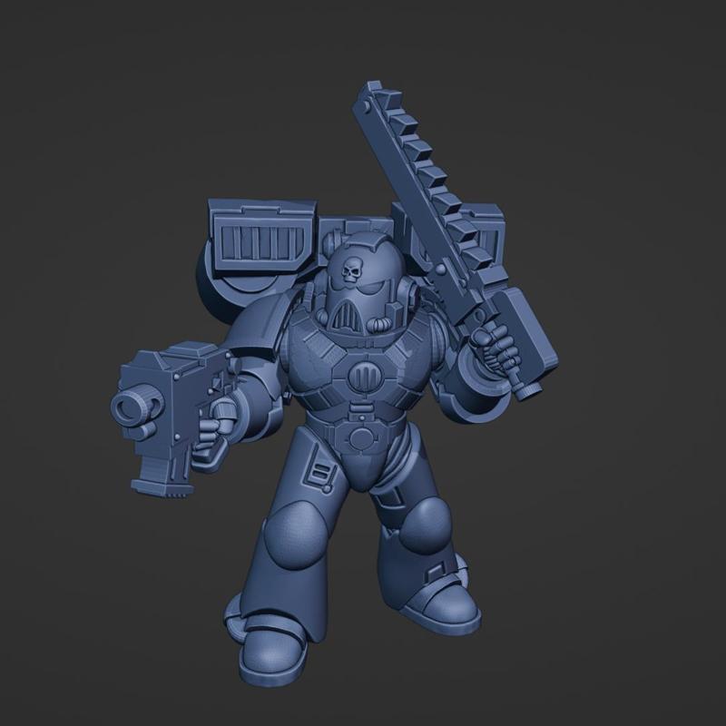 15mm Classic Armor Assault Troopers