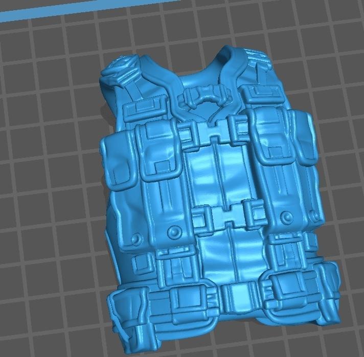 1/12 gi joe classified vest  beachhead