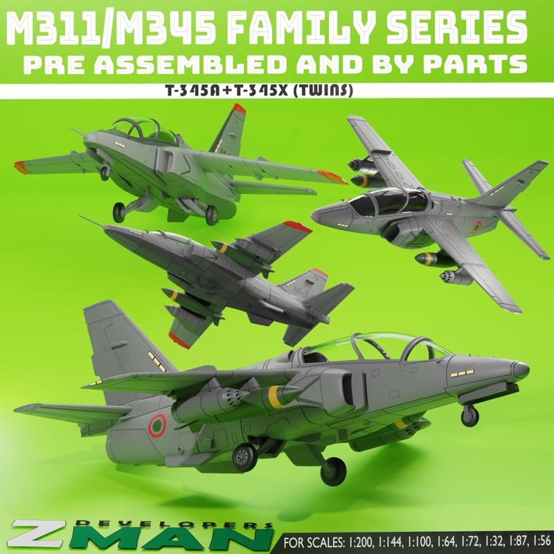 Aermachi T-345A+M-345A (TWINS PACK) V3