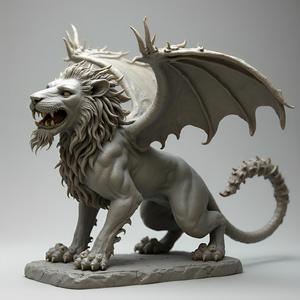 28-32mm Winged Beast: High-Detail Fantasy Miniature