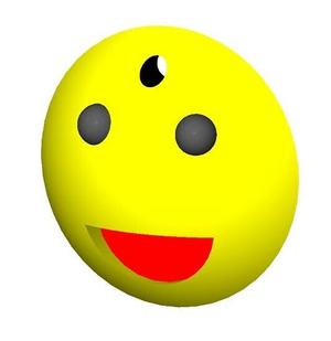 SMILING EMOJI KEYCHAIN