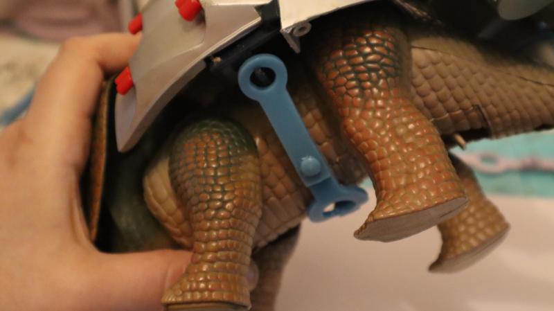 dino riders stegosaurus rubber