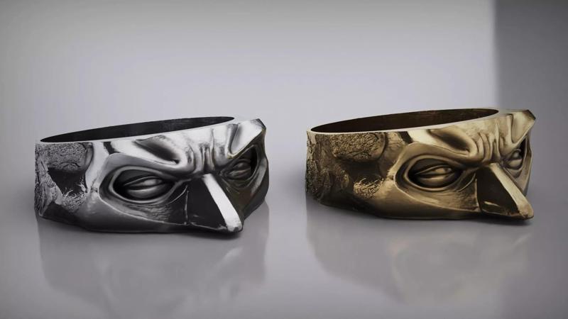 Batman Ring - Gotham Ring - Head Ring - Bat Ring