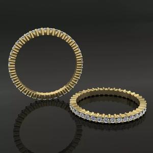 Diamond Basket Infinity Band 1mm50 Mix Size