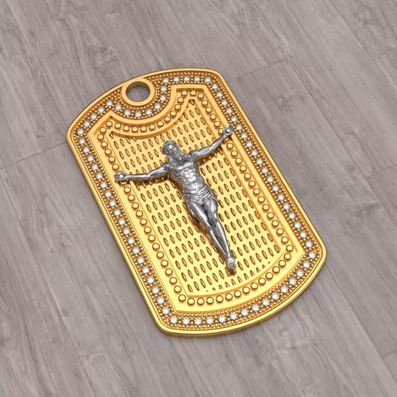 Christ medal-Medalla cristo