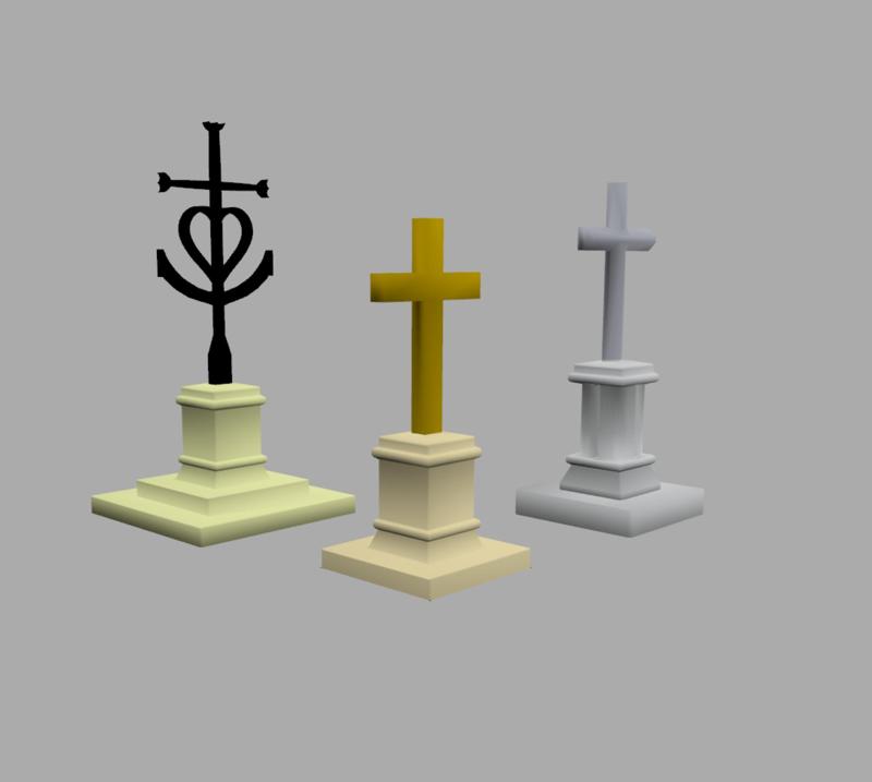 Calvaries for santon 7cm