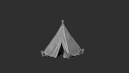 Fantasy Bandit Tent - Tabletop Terrain (28-32 mm scale)🏕️