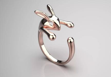 rabbit jewelry ring jr00158
