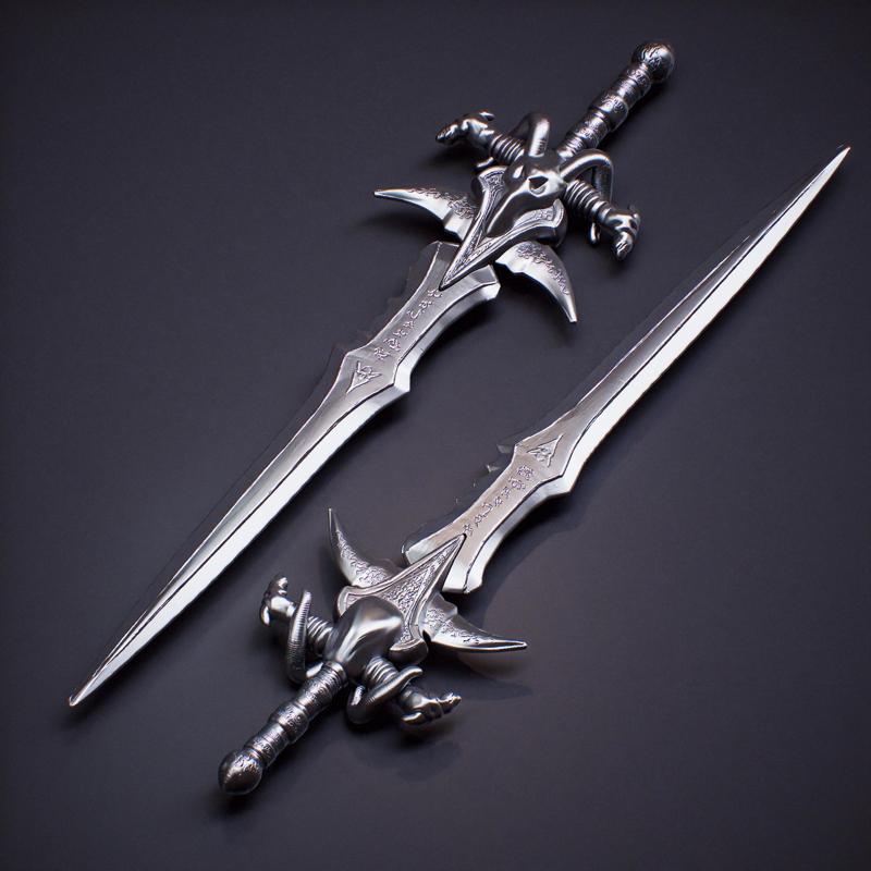 Frostmourne sword to be printed in parts - Frostmourne sword to be printed in parts - wow -