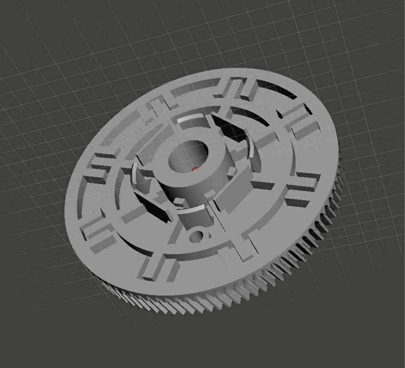 Front wiper drive gear Audi Q7