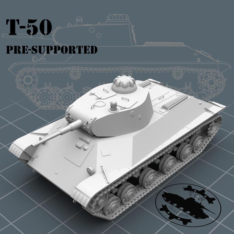T-50 - Light Tank - Presupported