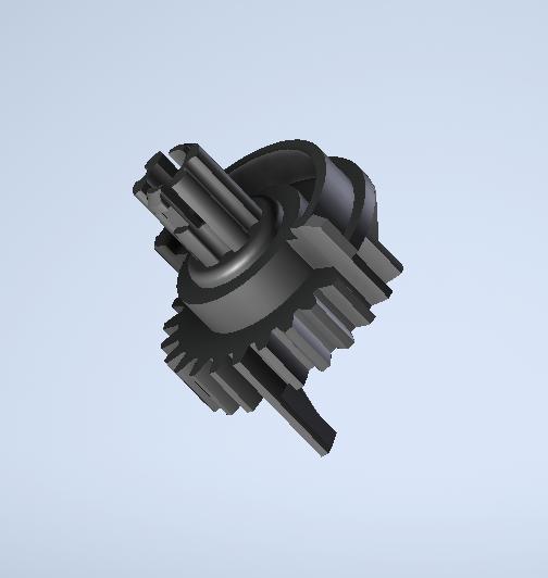 Skoda Octavia heater drive pinion
