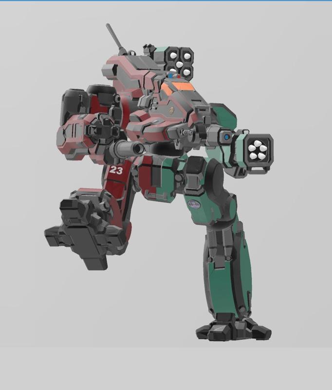American Mecha Ambusher new poses