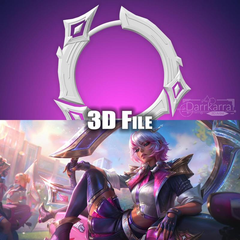 Qiyana Prestige Battle Academia League of Legends STL files