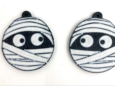 Halloween Scary Mummy Earring / Pendientes Momia