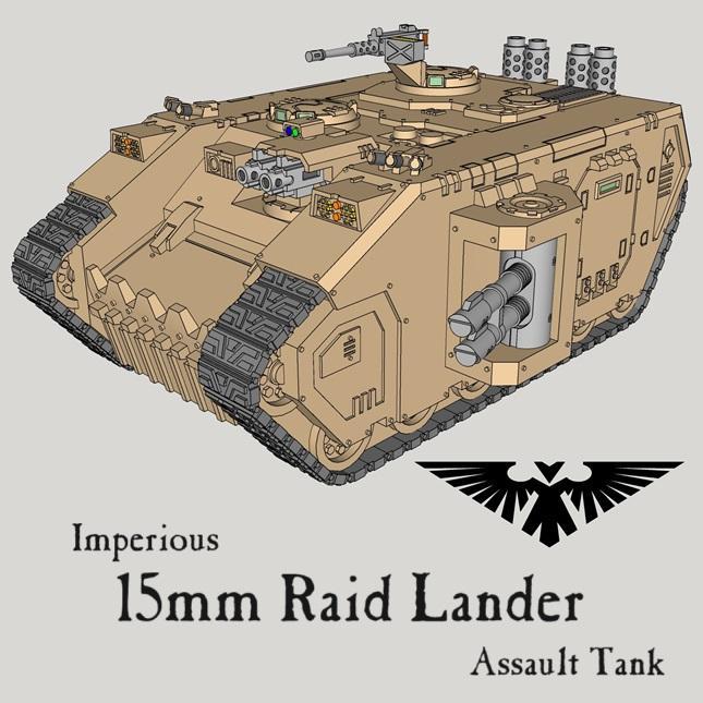 15mm Raid Lander Family of Armored Vehicles