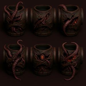 Corrupted Tentacle Armor Bits Set