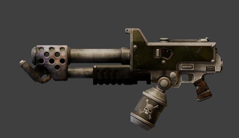 Imperial cosplay flamethrower