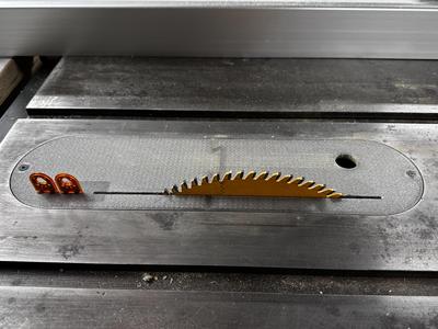 Craftsman 113 Table Saw Zero Clearance Insert
