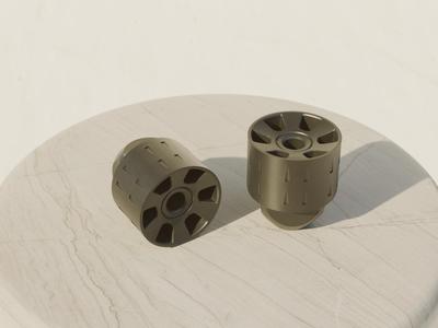 Custom Airsoft Mock Knob Suppressor