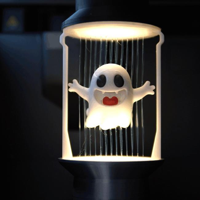 String Ghost - Multicolor Suspended Lamp